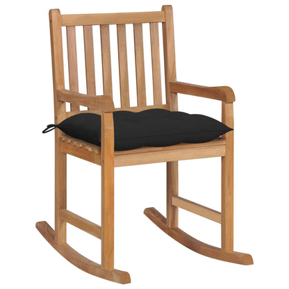 Rocking Chair Natural Teak Wood Fine sanded teak hardwood Medium