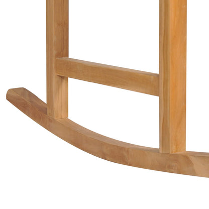 Rocking Chair Natural Teak Wood Fine sanded teak hardwood Medium