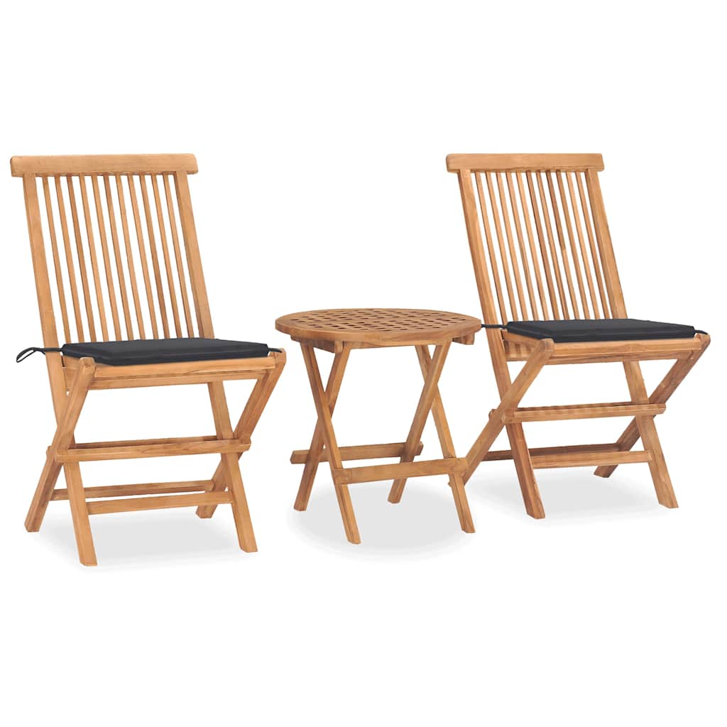 Outdoor Dining Set Teak wood color Solid Teak wood Compact