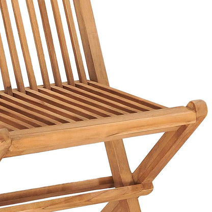 Outdoor Dining Set Teak wood color Solid Teak wood Compact