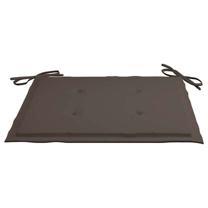 Patio Dining Set Set of 2 Taupe