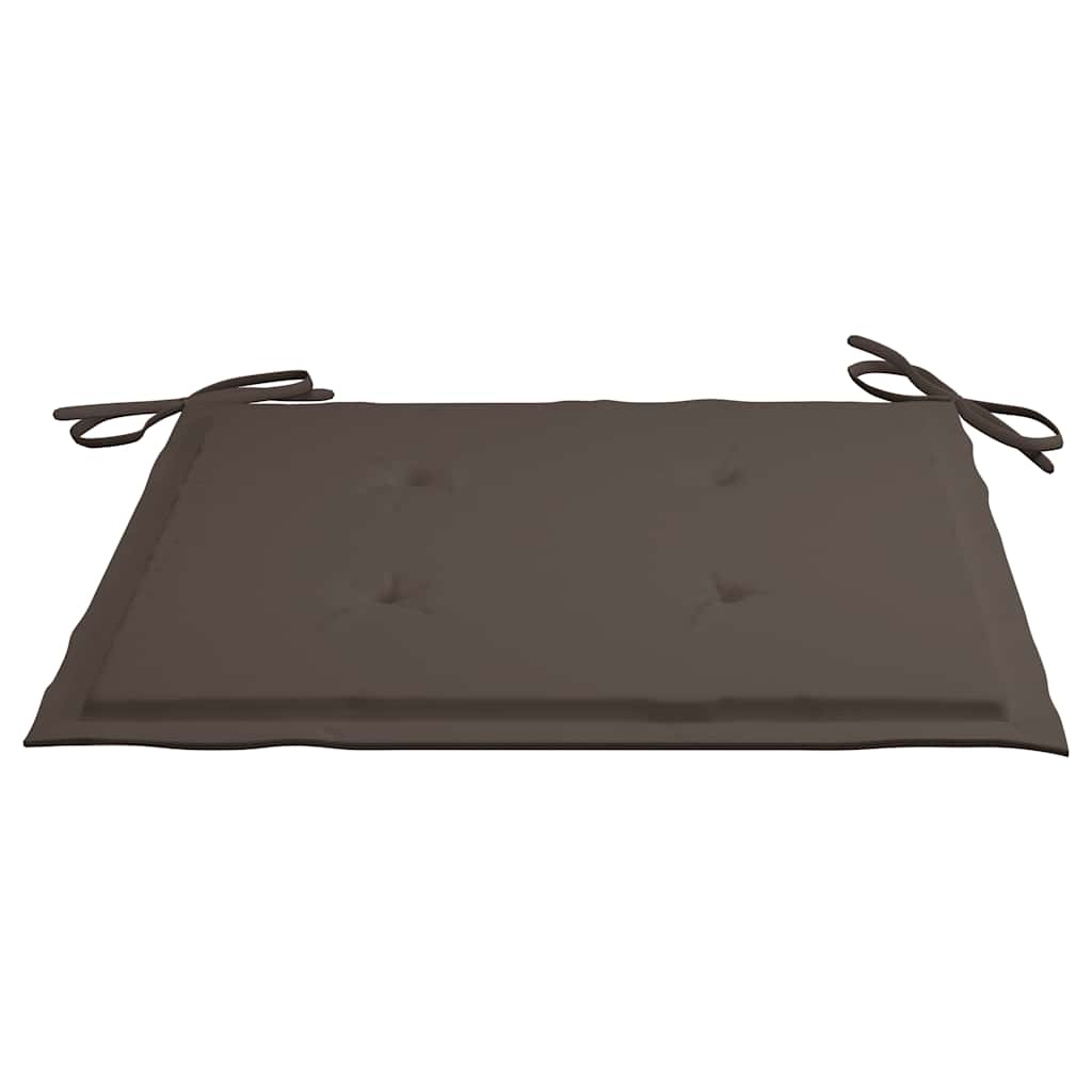 Patio Dining Set Set of 2 Taupe