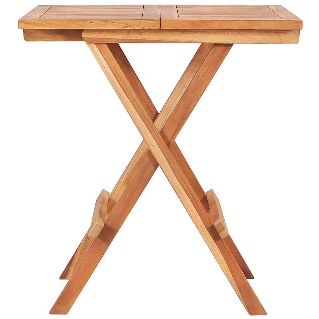 Bistro Set Teak Solid teak wood Medium Foldable Bistro Set