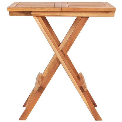 Bistro Set Teak Solid teak wood Medium Foldable Bistro Set