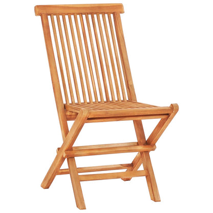 Bistro Set Set of 3 Teak wood Solid teak wood Foldable
