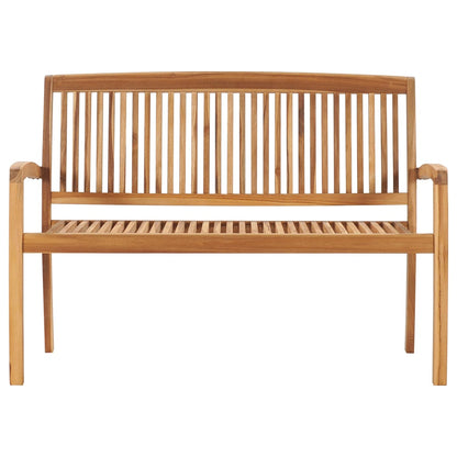 Garden Bench Teak wood Solid Teak Wood Medium Stackable