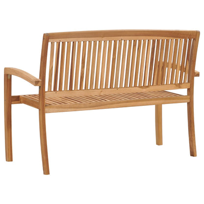 Garden Bench Teak wood Solid Teak Wood Medium Stackable