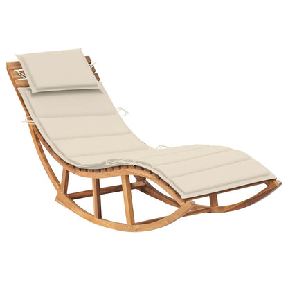 Sun Lounger Teak Teak Wood Large Sun Lounger Waveform