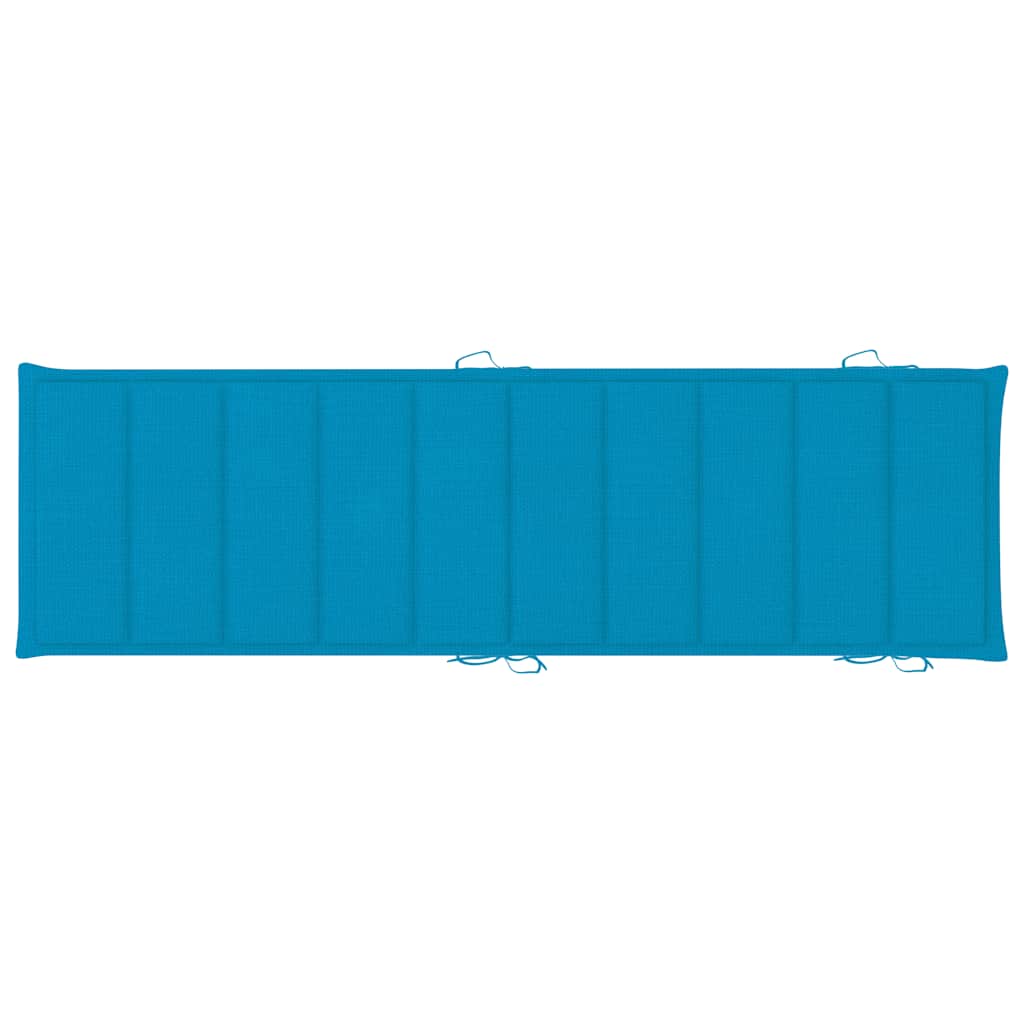 Sun Lounger Teak Standard Rectangular Contemporary Durable