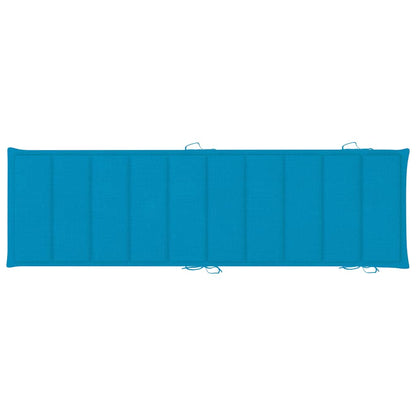 Sun Lounger Teak Standard Rectangular Contemporary Durable