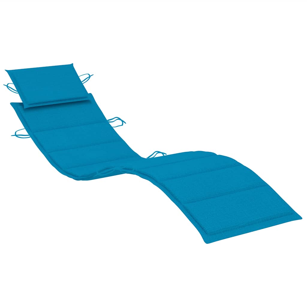 Sun Lounger Teak Standard Rectangular Contemporary Durable