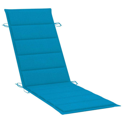 Sun Lounger Teak Standard Rectangular Contemporary Durable