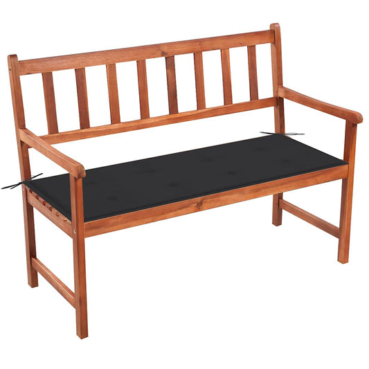 Garden Bench Natural wood and Anthracite