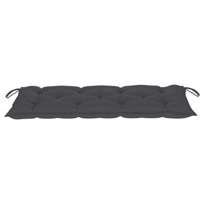Garden Bench Light brown, Anthracite cushion