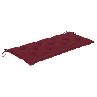 Garden Bench Natural wood Solid acacia wood with a fabric cushion