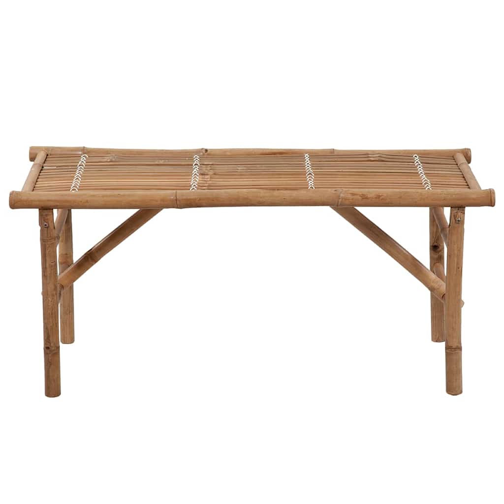 Garden Bench Bamboo 46.5 in Foldable Rectangular