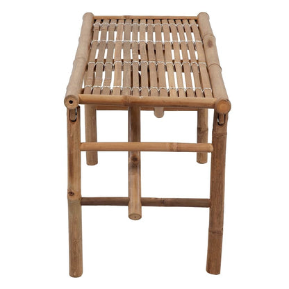 Garden Bench Bamboo 46.5 in Foldable Rectangular