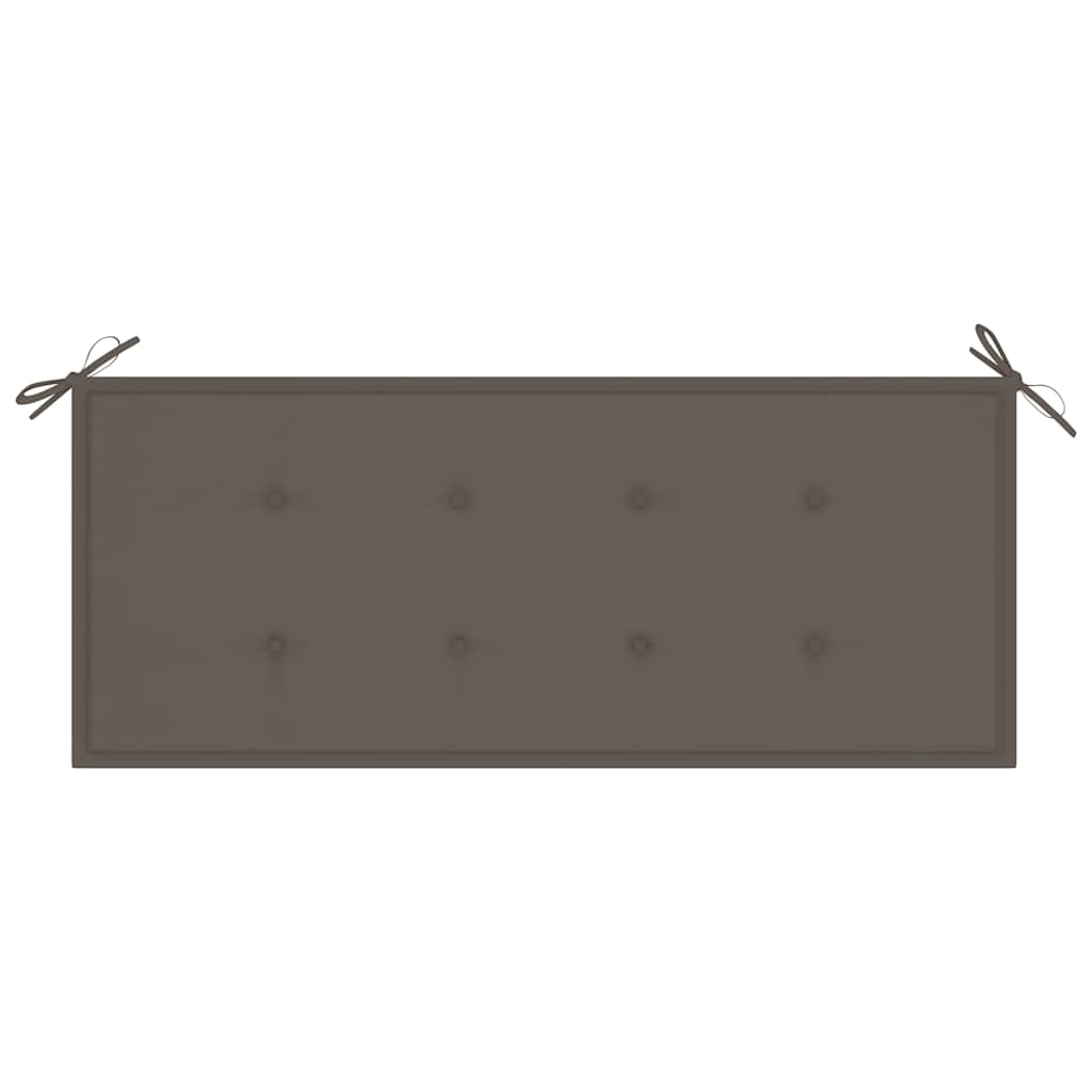 Garden Bench Bamboo 46.5 in Foldable Rectangular