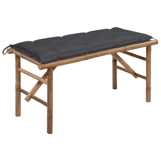 Garden Bench Bamboo Medium Foldable Garden Bench Rectangular