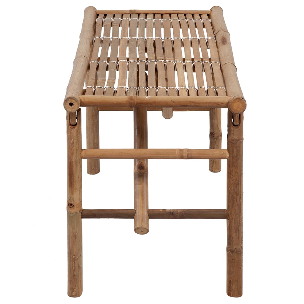 Garden Bench Bamboo Medium Foldable Garden Bench Rectangular