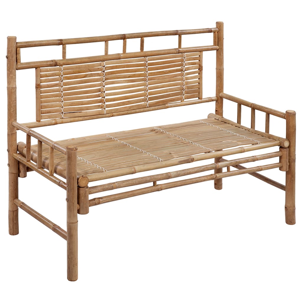 Garden Bench Bamboo 100% polyester 47.2 in Waterproof materials