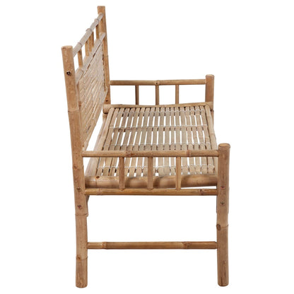 Garden Bench Bamboo 100% polyester 47.2 in Waterproof materials