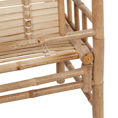 Garden Bench Bamboo 100% polyester 47.2 in Waterproof materials