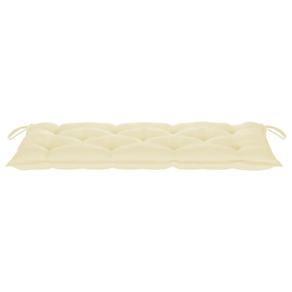 Garden Bench Natural Bamboo 47.2 in width Waterproof