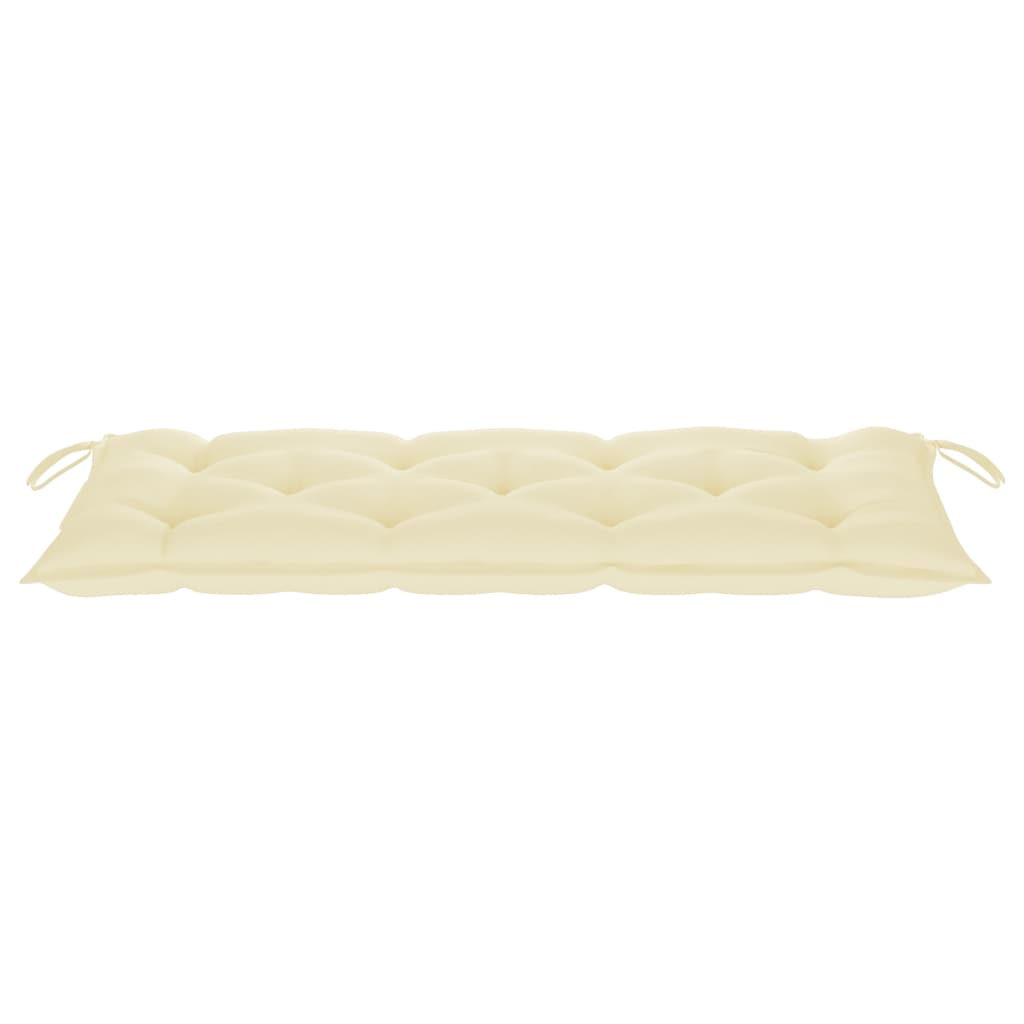 Garden Bench Natural Bamboo 47.2 in width Waterproof