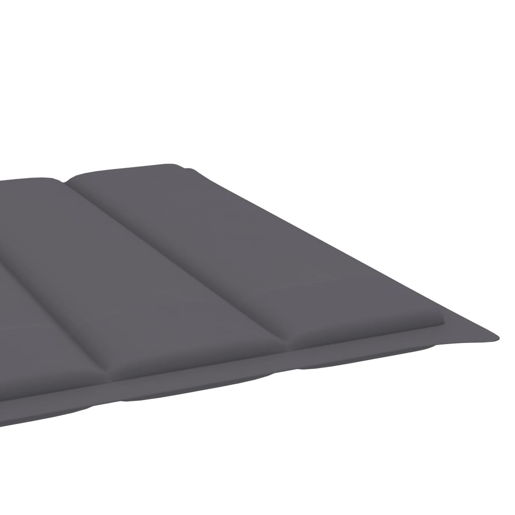 Sun Lounger Natural bamboo, Anthracite (cushions)