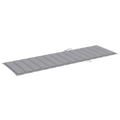 Sun Lounger Natural Bamboo Medium Multi-Position Backrest