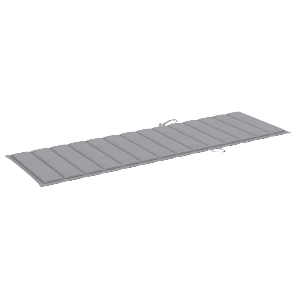 Sun Lounger Natural Bamboo Medium Multi-Position Backrest