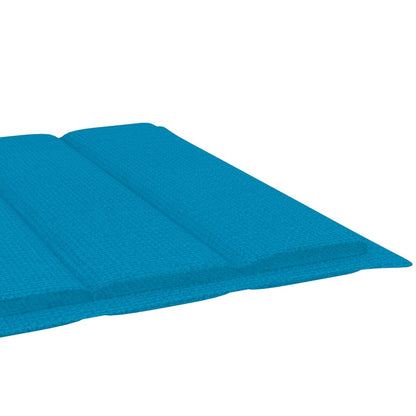 Sun Lounger Blue Bamboo 78.7 x 51.2 x 34.3 in