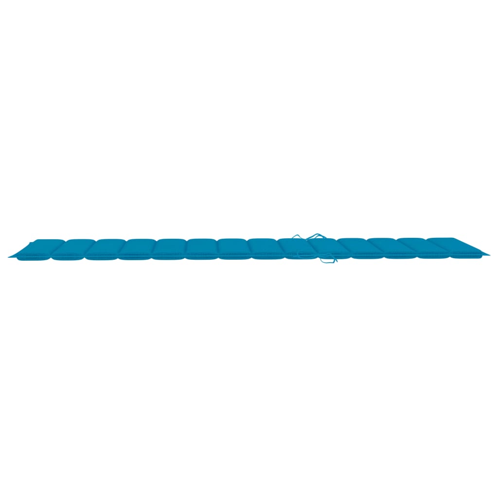 Sun Lounger Blue Bamboo 78.7 x 51.2 x 34.3 in