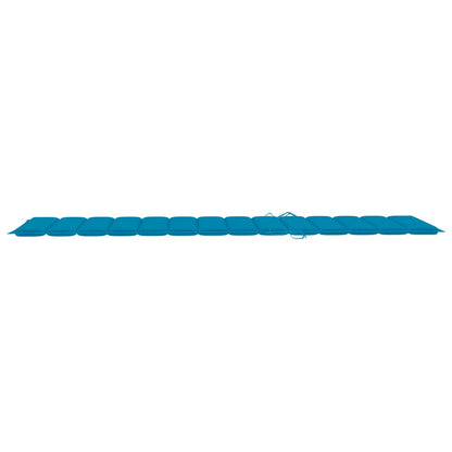 Sun Lounger Blue Bamboo 78.7 x 51.2 x 34.3 in