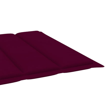 Sun Lounger Bamboo For 2 persons Height-Adjustable Sun Lounger