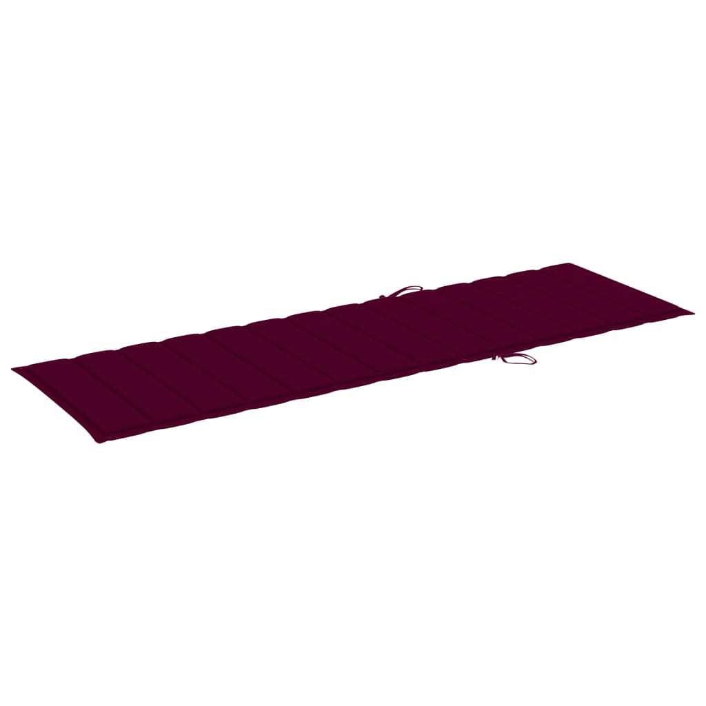 Sun Lounger Bamboo For 2 persons Height-Adjustable Sun Lounger