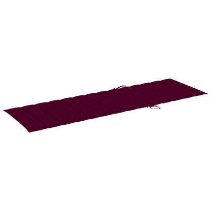 Sun Lounger Bamboo For 2 persons Height-Adjustable Sun Lounger
