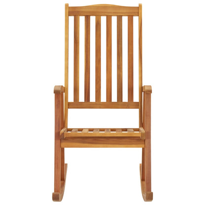 Rocking Chair Natural Solid Acacia wood Standard Rocking Chair