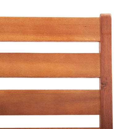Patio Chair Set of 3 Natural wood Solid Acacia wood Standard