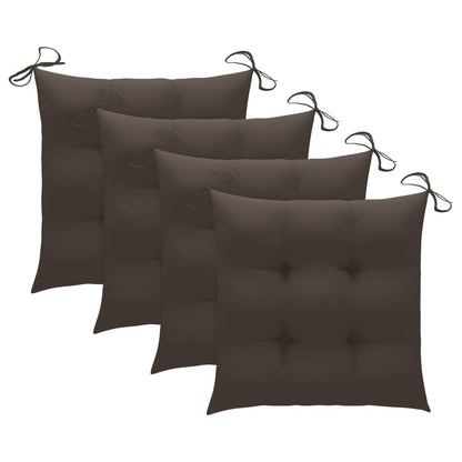 Patio Chair Set of 3 Taupe Solid Acacia wood Standard Durable