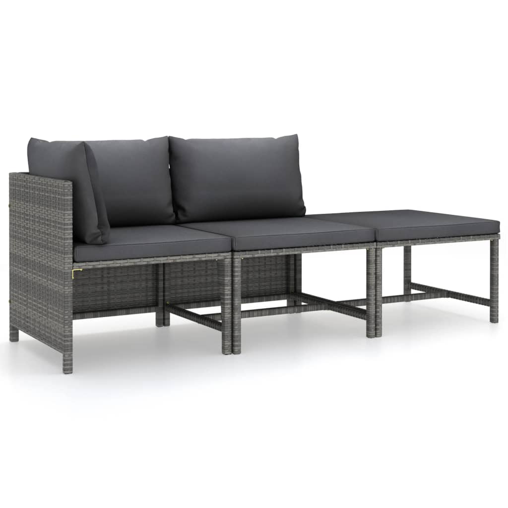 Garden Lounge Set Grey, Anthracite