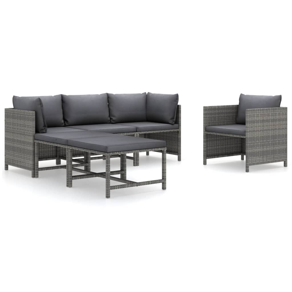 Patio Furniture Set Modular Garden Lounge Set Square Modern