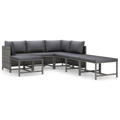Garden Lounge Set Grey, Anthracite