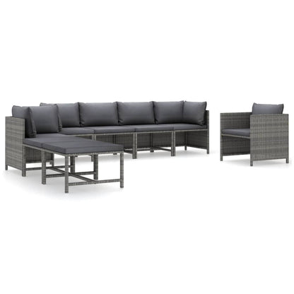 Garden Lounge Set Grey