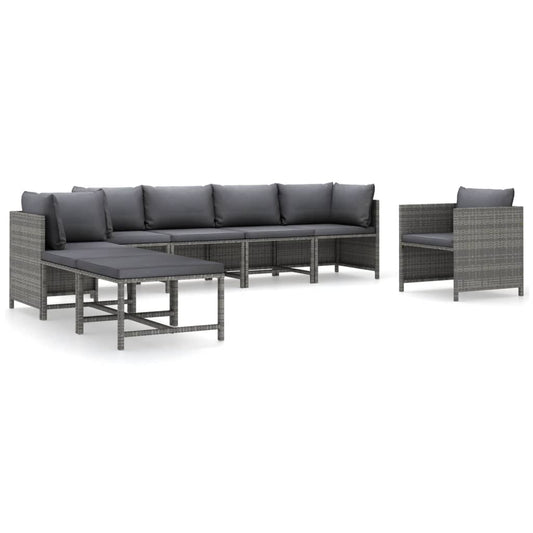 Garden Lounge Set Grey