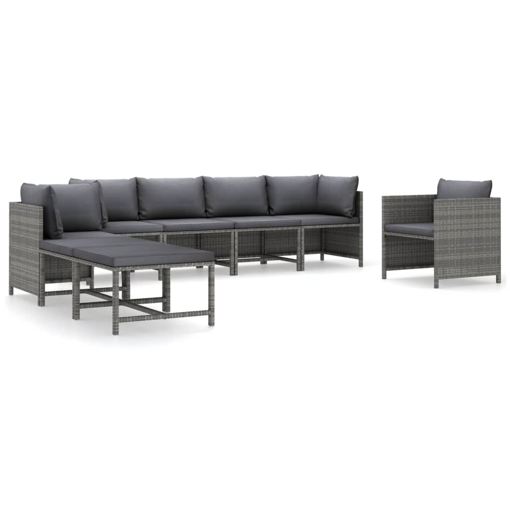 Garden Lounge Set Grey