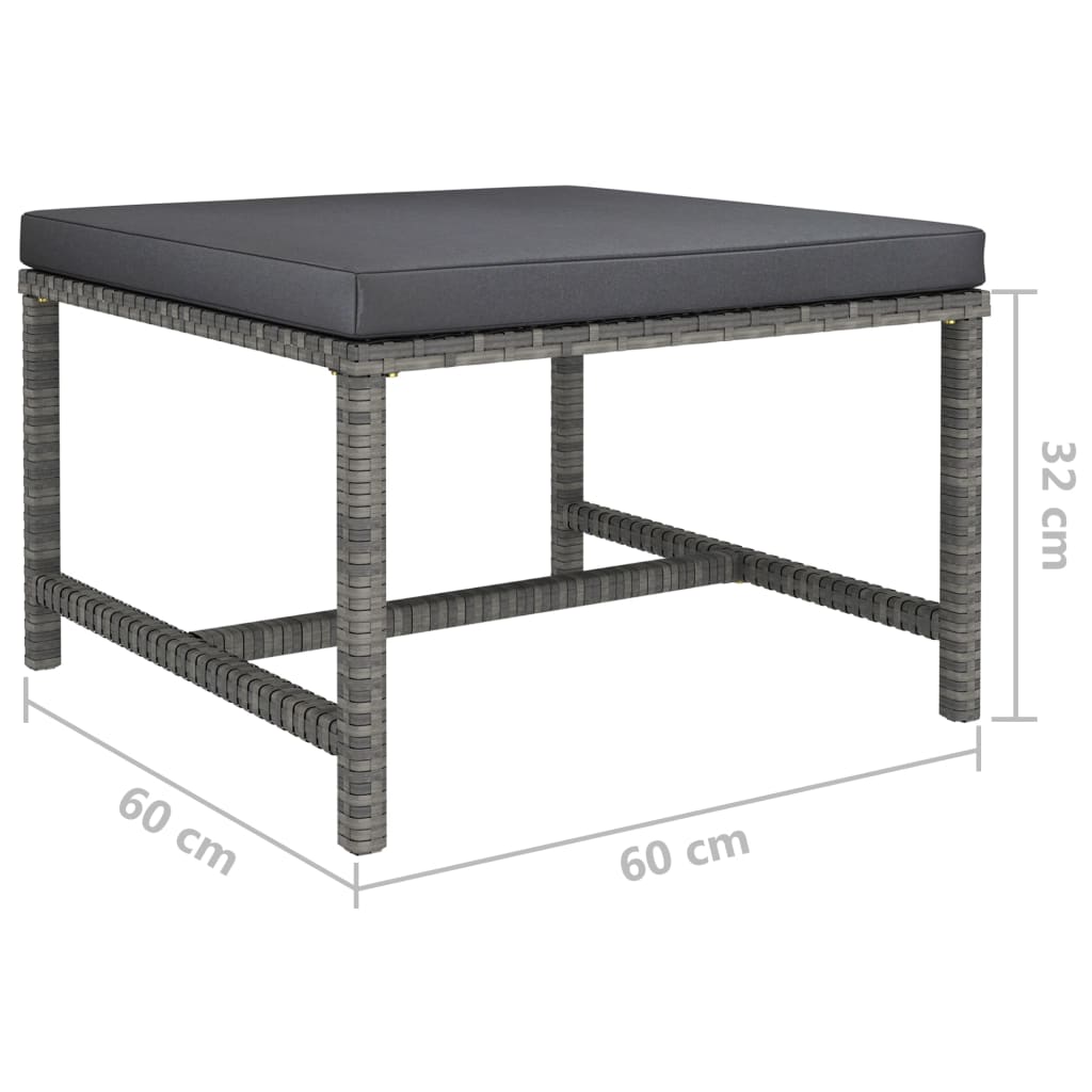 Garden Lounge Set Grey