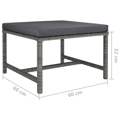 Garden Lounge Set Grey