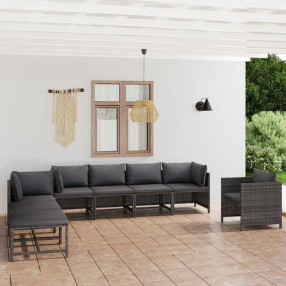 Garden Lounge Set Grey